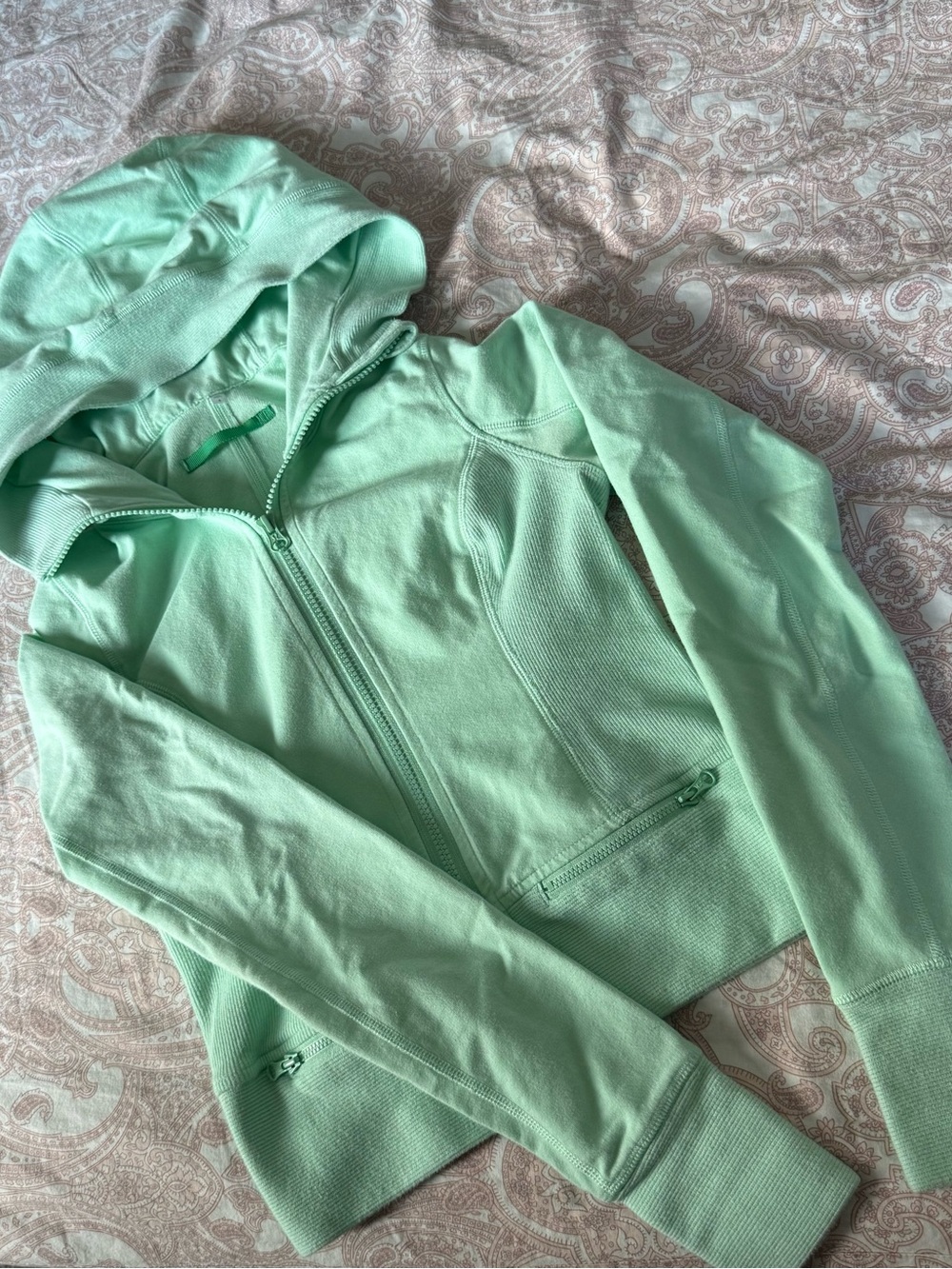 lululemon athletica Mint Green Full-Zip Hooded Jacket